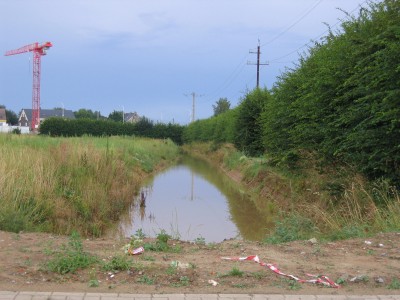 Niveau de l'eau le 07/08/08 (En cours de pompage)